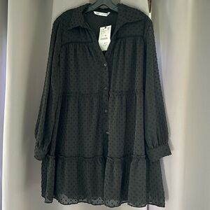 NWT Zara Babydoll Dress